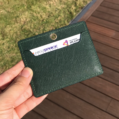 Saffiano Leather | ID Cardholder with Lanyard | Vertical, Horizontal Style | 十字紋牛皮系列 | 掛頸職員卡套 | 直款橫款