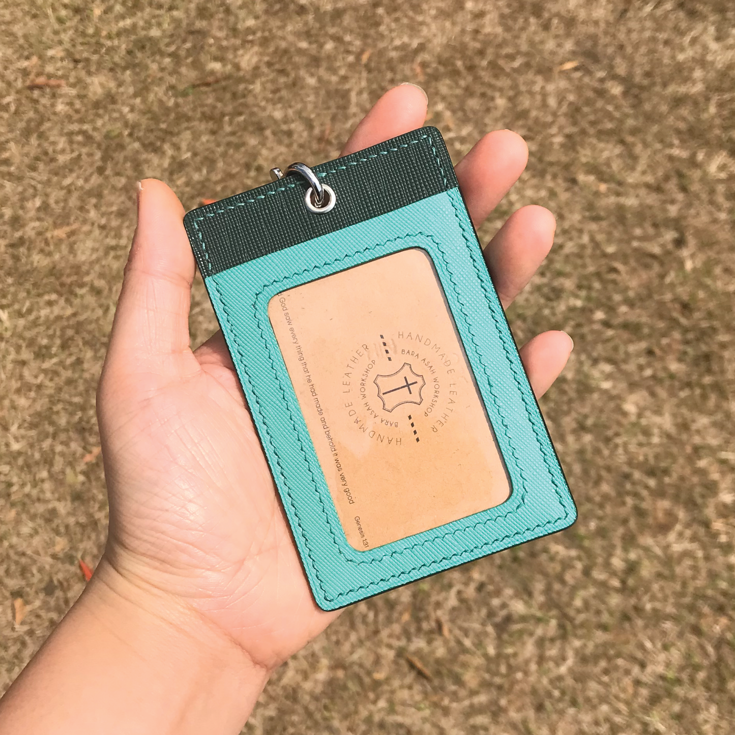 Saffiano Leather | ID Cardholder with Lanyard | Vertical, Horizontal Style | 十字紋牛皮系列 | 掛頸職員卡套 | 直款橫款