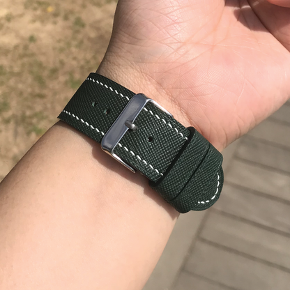 Saffiano Leather | Lightweight Apple Watch Strap | 十字紋牛皮系列 | 輕盈款iWatch錶帶