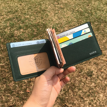 Saffiano Leather | Money Clip Wallet | 十字紋牛皮系列 | 錢夾銀包