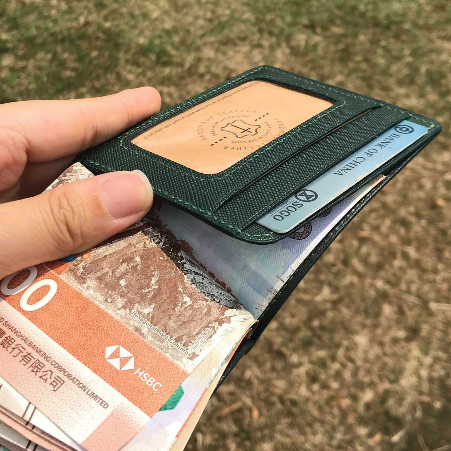 Saffiano Leather | Money Clip Wallet | 十字紋牛皮系列 | 錢夾銀包