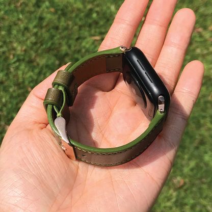 Cordovan Leather | Lightweight Apple Watch Strap | 馬臀皮系列 | 輕盈款iWatch錶帶