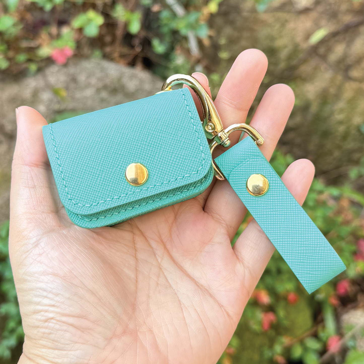 Saffiano Leather | Airpod Case | 十字紋牛皮系列 | 蘋果耳機保護套