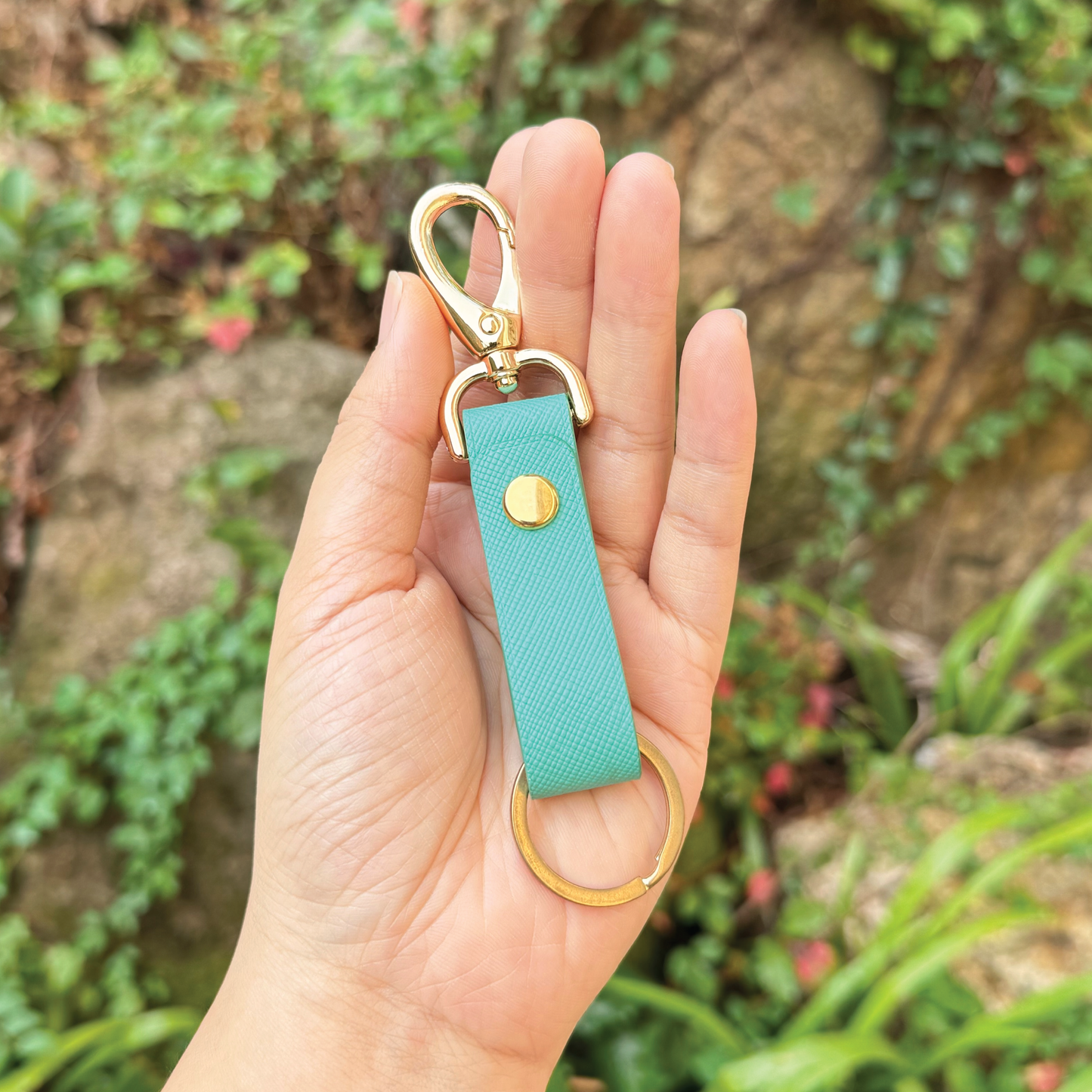 Saffiano Leather | Belt Loop Keyring | 十字紋牛皮系列 | 皮帶鎖匙扣