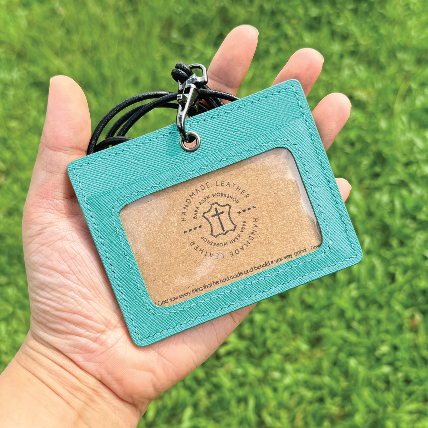 Saffiano Leather | ID Cardholder with Lanyard | Vertical, Horizontal Style | 十字紋牛皮系列 | 掛頸職員卡套 | 直款橫款