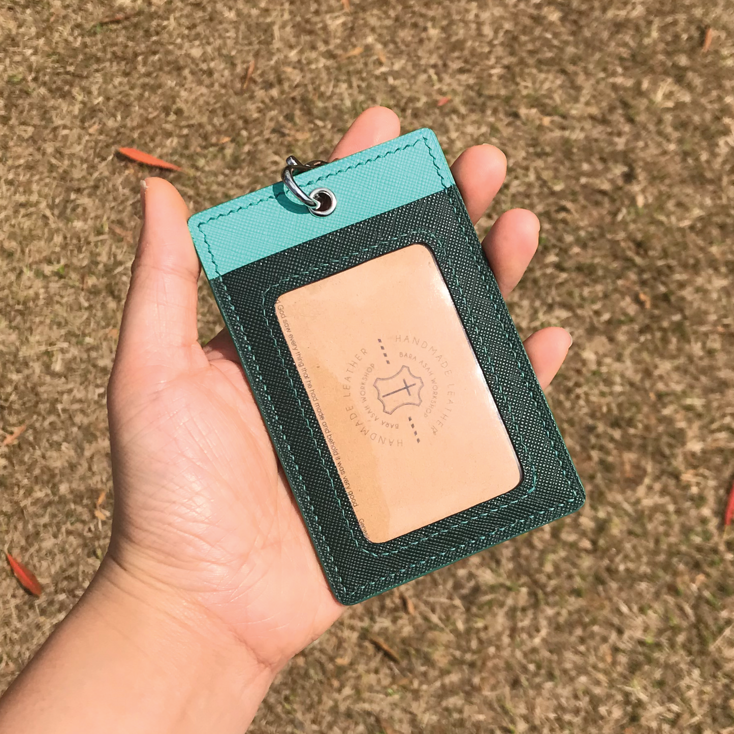 Saffiano Leather | ID Cardholder with Lanyard | Vertical, Horizontal Style | 十字紋牛皮系列 | 掛頸職員卡套 | 直款橫款