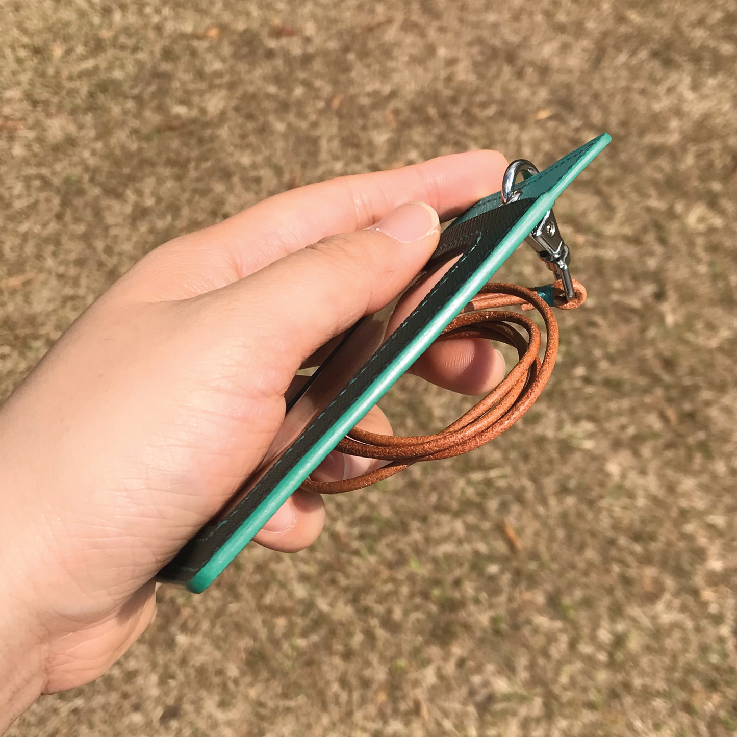 Saffiano Leather | ID Cardholder with Lanyard | Vertical, Horizontal Style | 十字紋牛皮系列 | 掛頸職員卡套 | 直款橫款