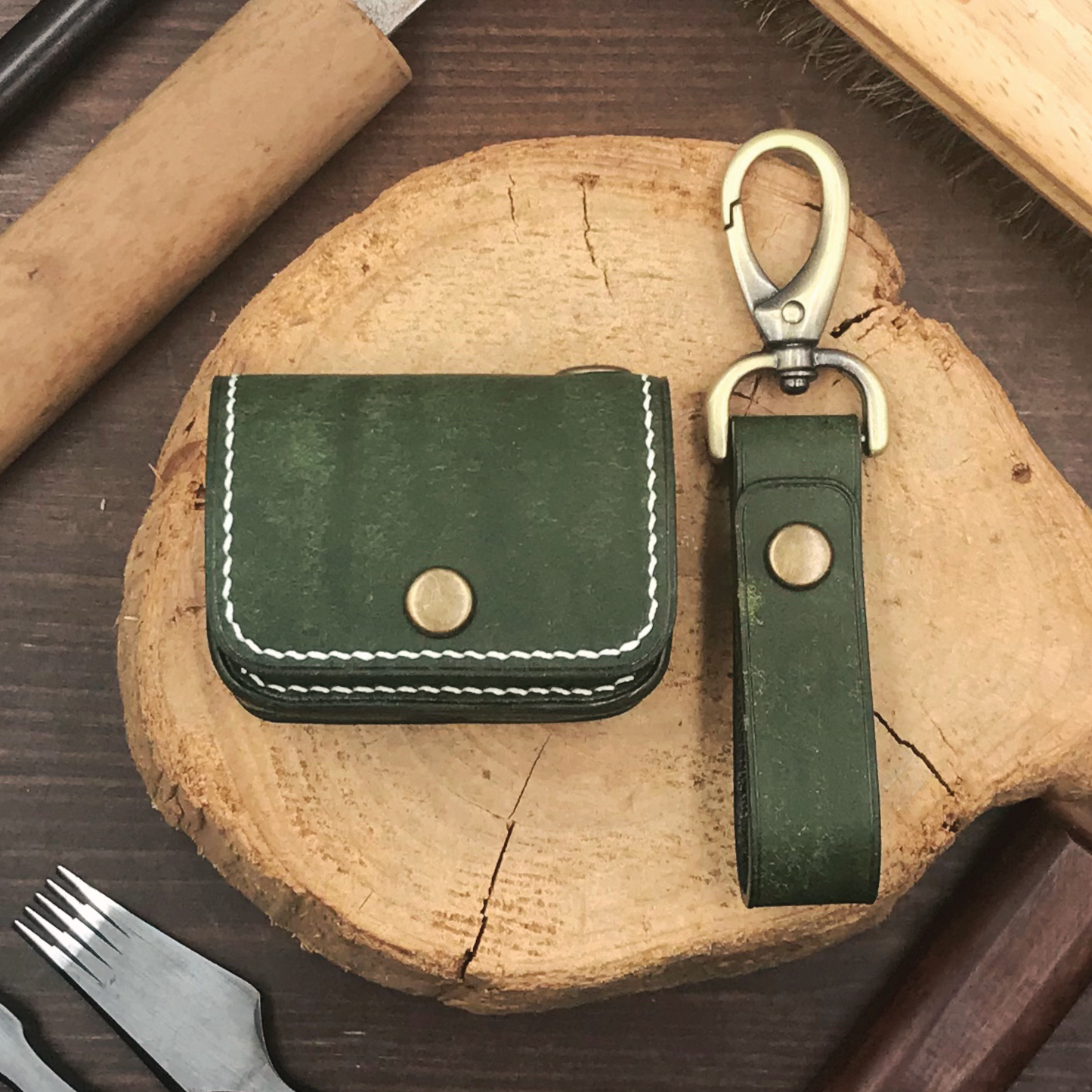 Pueblo Leather | AirPods Case | 磨砂牛皮系列 | 蘋果耳機保護套