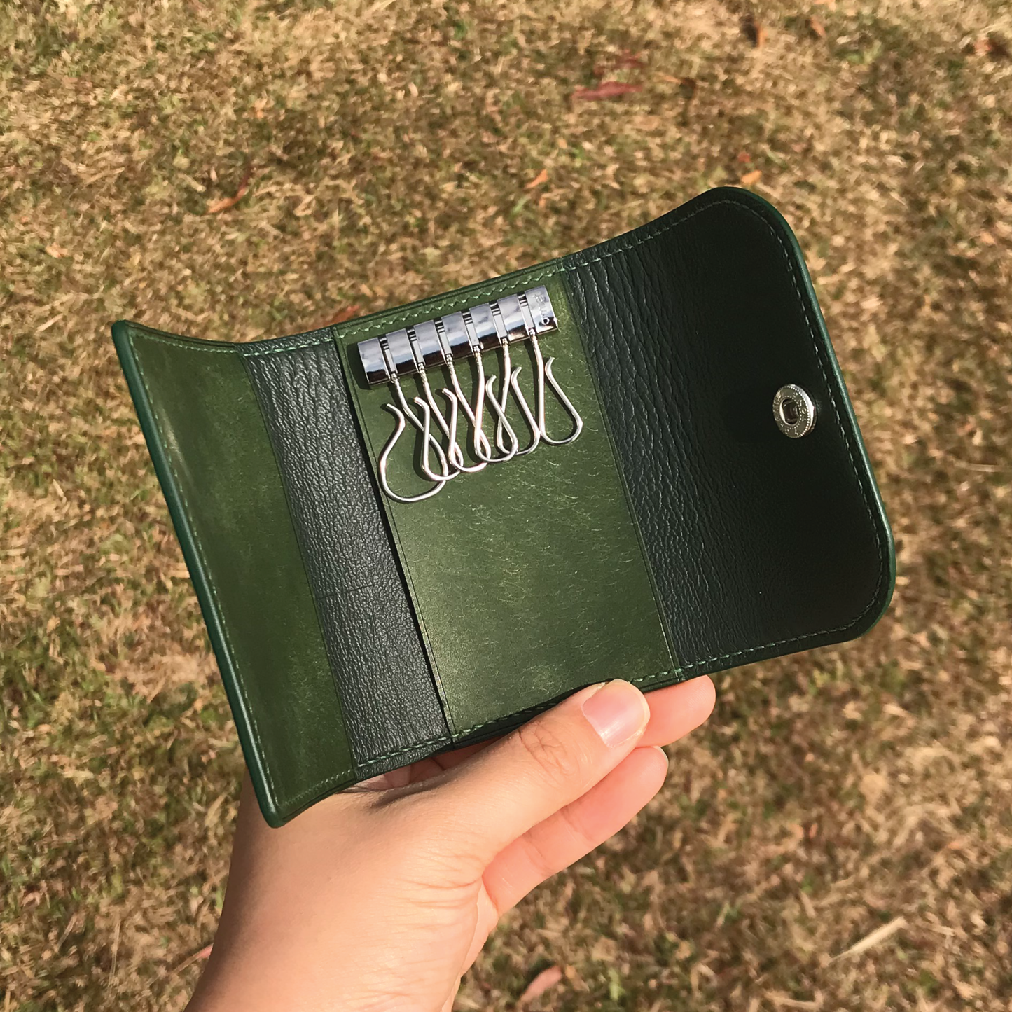 Pueblo Leather | Tri-fold Keyholder | 磨砂牛皮系列 | 三摺鎖匙包