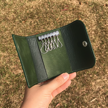 Pueblo Leather | Tri-fold Keyholder | 磨砂牛皮系列 | 三摺鎖匙包