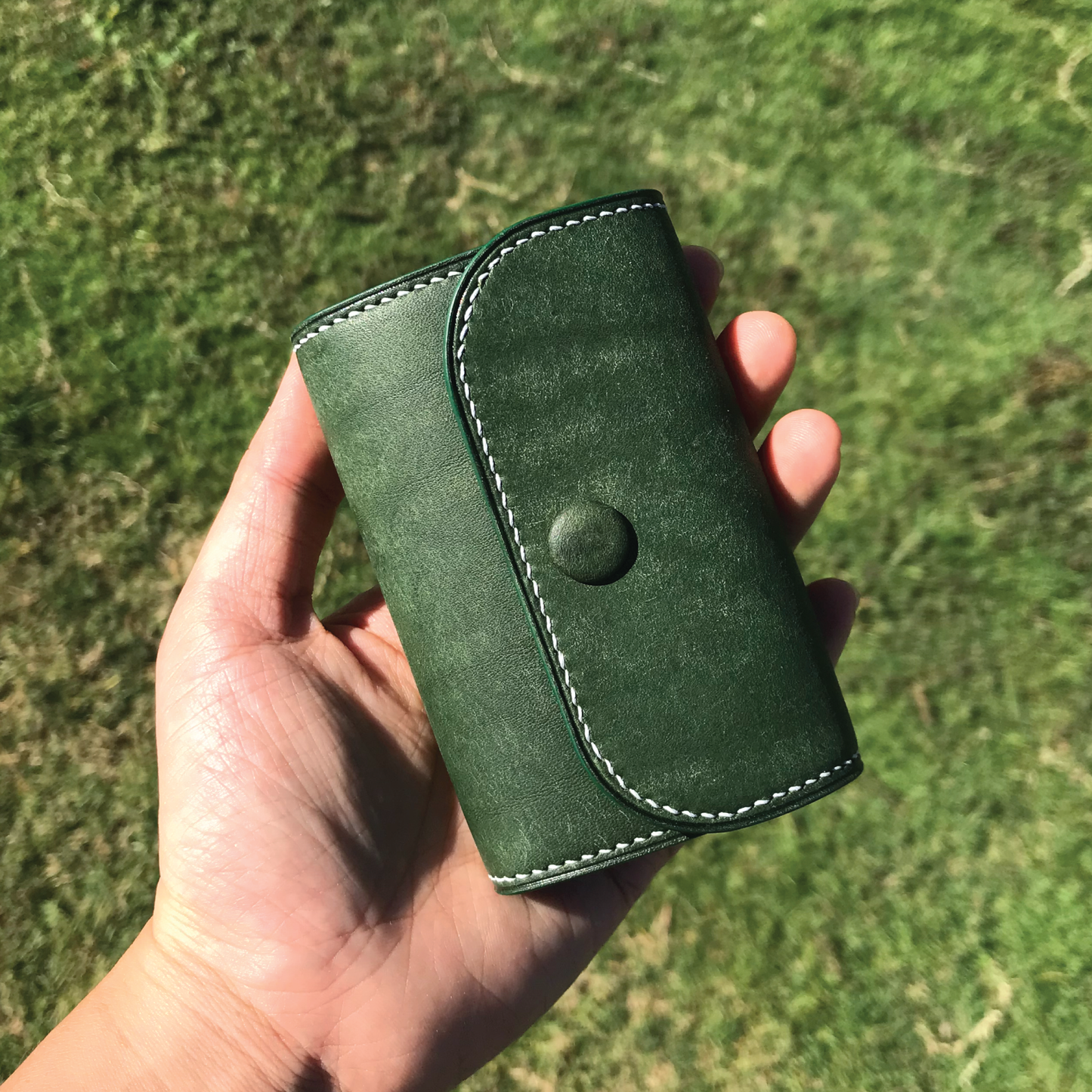 Pueblo Leather | Tri-fold Keyholder | 磨砂牛皮系列 | 三摺鎖匙包