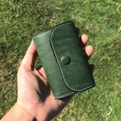 Pueblo Leather | Tri-fold Keyholder | 磨砂牛皮系列 | 三摺鎖匙包