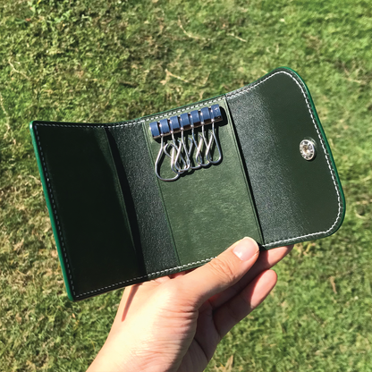 Pueblo Leather | Tri-fold Keyholder | 磨砂牛皮系列 | 三摺鎖匙包