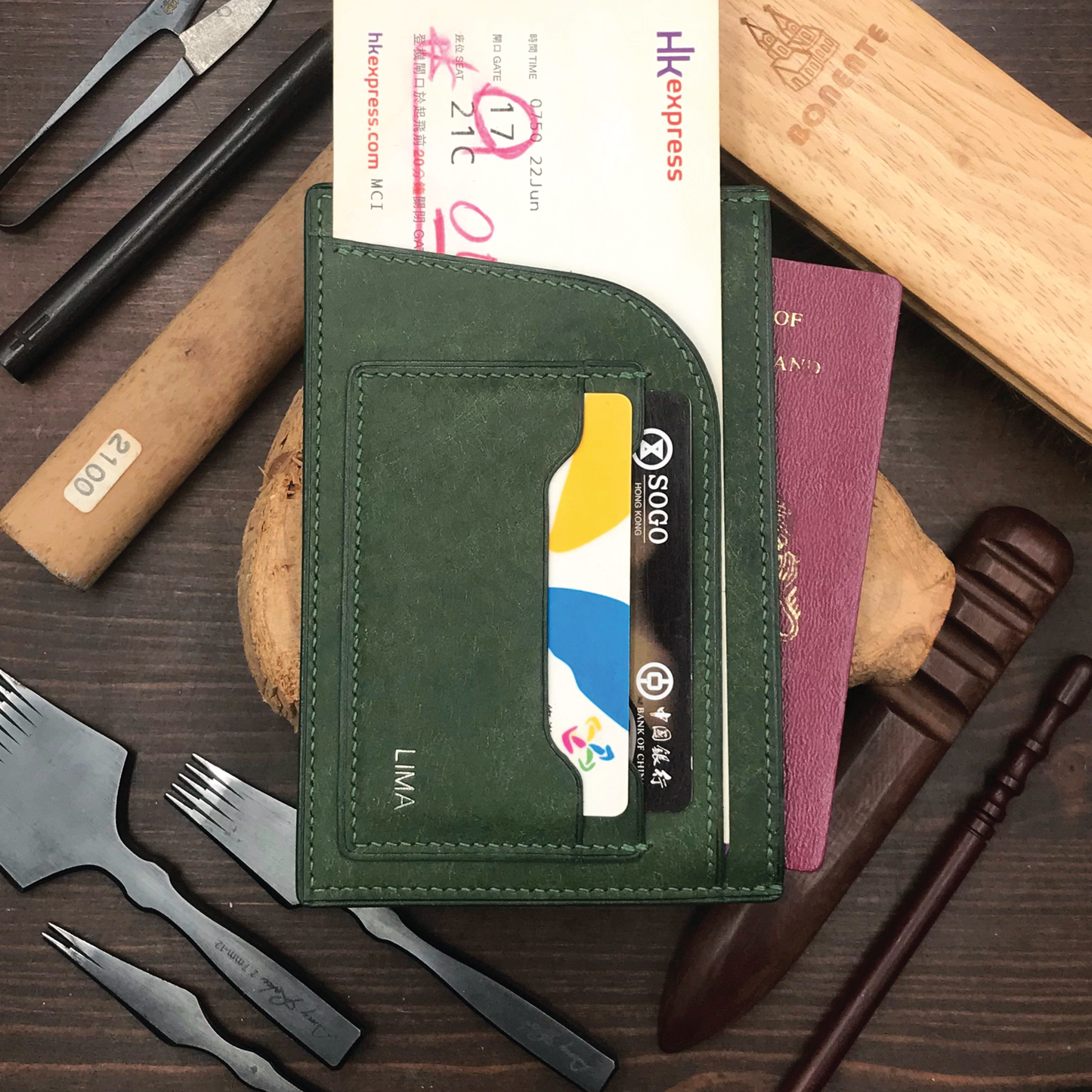 Pueblo Leather | Simple Passport Holder | 磨砂牛皮系列 | 簡約護照套