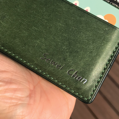 Pueblo Leather | Bifold Short Wallet | Card Slot, Photo Slot | 磨砂牛皮系列 | 兩摺短銀包 | 卡位，相位款式