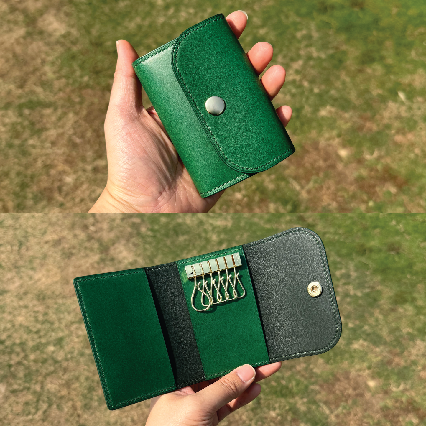 Buttero Leather | Tri-fold Keyholder | 植鞣牛皮系列 | 三摺鎖匙包