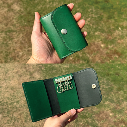 Buttero Leather | Tri-fold Keyholder | 植鞣牛皮系列 | 三摺鎖匙包