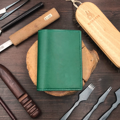 Buttero Leather | Bifold Medium Wallet | Card Slot, Photo Slot | 植鞣牛皮系列 | 兩摺中銀包 | 卡位，相位款式