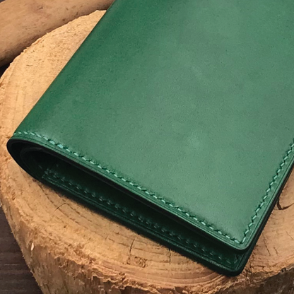Buttero Leather | Bifold Medium Wallet | Card Slot, Photo Slot | 植鞣牛皮系列 | 兩摺中銀包 | 卡位，相位款式