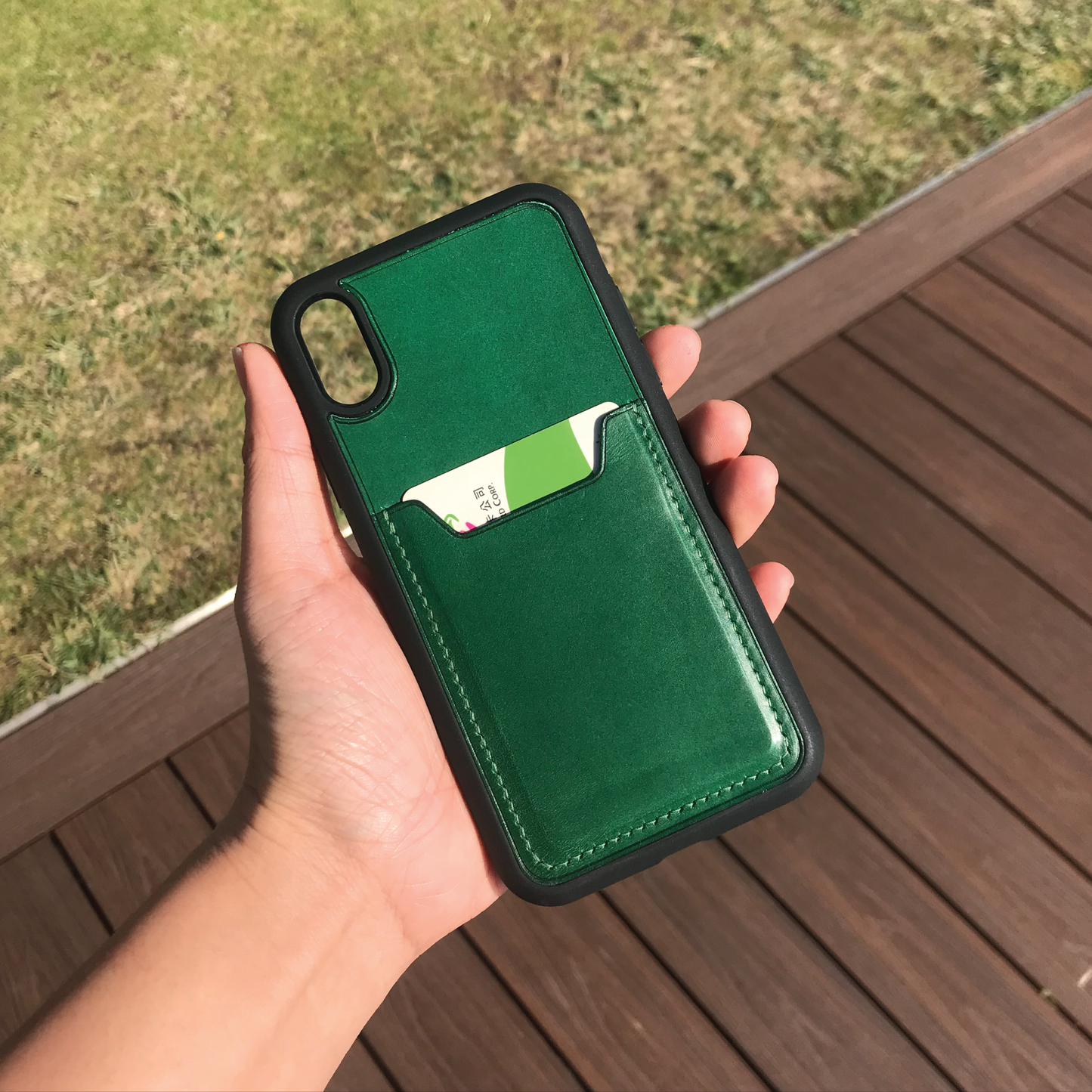 Buttero Leather | Card Slot iPhone Case | 植鞣牛皮系列 | 卡位手機殼