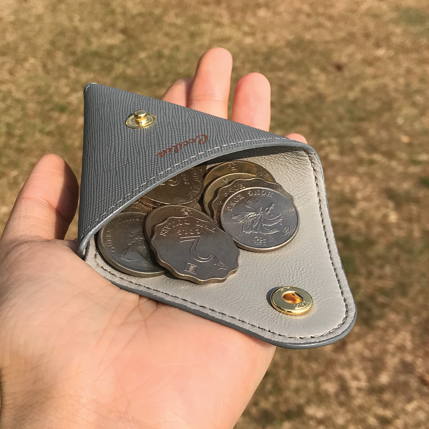 Saffiano Leather | Double-Sided Open Purse