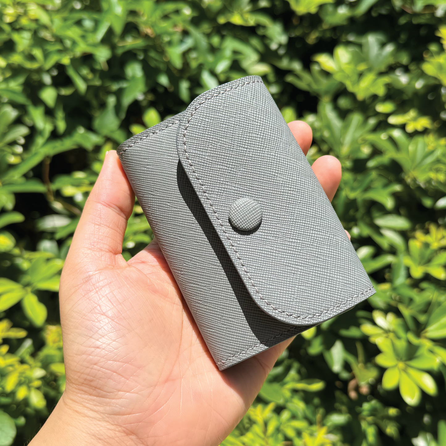 Saffiano Leather | Tri-fold Keyholder | 十字紋牛皮系列 | 三摺鎖匙包