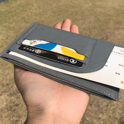 Saffiano Leather | Simple Passport Holder | 十字紋牛皮系列 | 簡約護照套