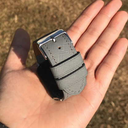 Saffiano Leather | Lightweight Apple Watch Strap | 十字紋牛皮系列 | 輕盈款iWatch錶帶