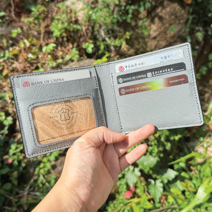 Saffiano Leather | Bifold Short Wallet | Card Slot, Photo Slot | 十字紋牛皮系列 | 兩摺短銀包 | 卡位，相位款式