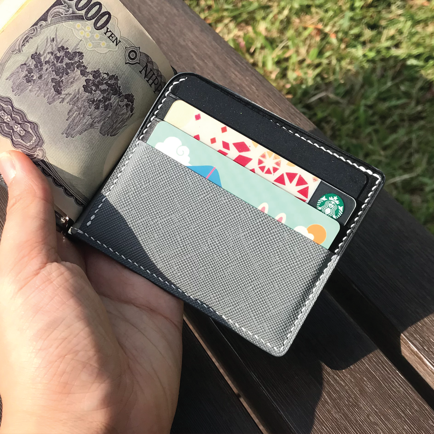 Saffiano Leather | Money Clip Wallet | 十字紋牛皮系列 | 錢夾銀包