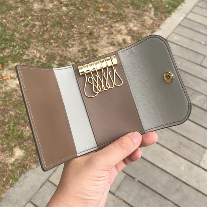 Buttero Leather | Tri-fold Keyholder | 植鞣牛皮系列 | 三摺鎖匙包