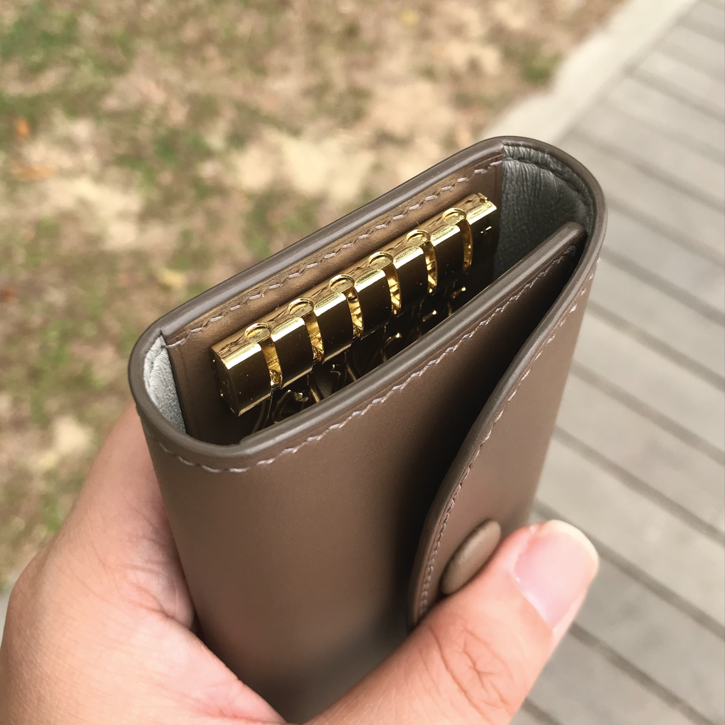 Buttero Leather | Tri-fold Keyholder | 植鞣牛皮系列 | 三摺鎖匙包