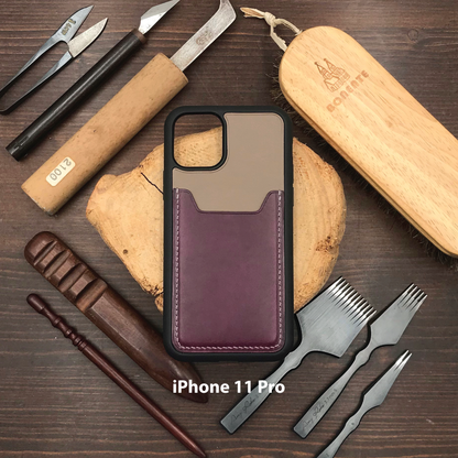 Buttero Leather | Card Slot iPhone Case | 植鞣牛皮系列 | 卡位手機殼
