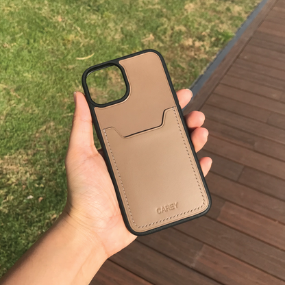 Buttero Leather | Card Slot iPhone Case | 植鞣牛皮系列 | 卡位手機殼