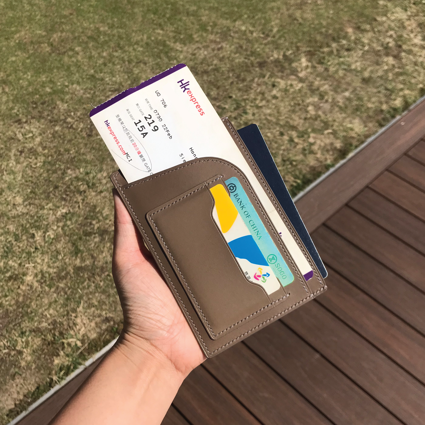 Buttero Leather | Simple Passport Holder | 植鞣牛皮系列 | 簡約護照套