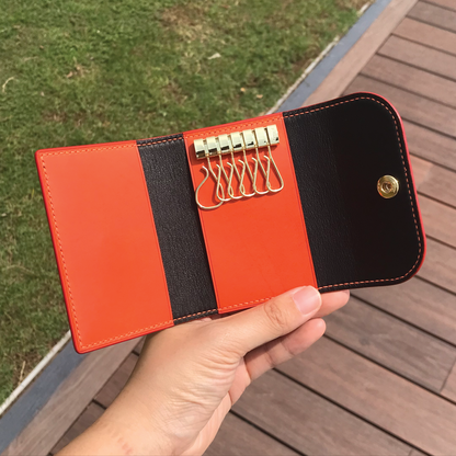 Buttero Leather | Tri-fold Keyholder | 植鞣牛皮系列 | 三摺鎖匙包