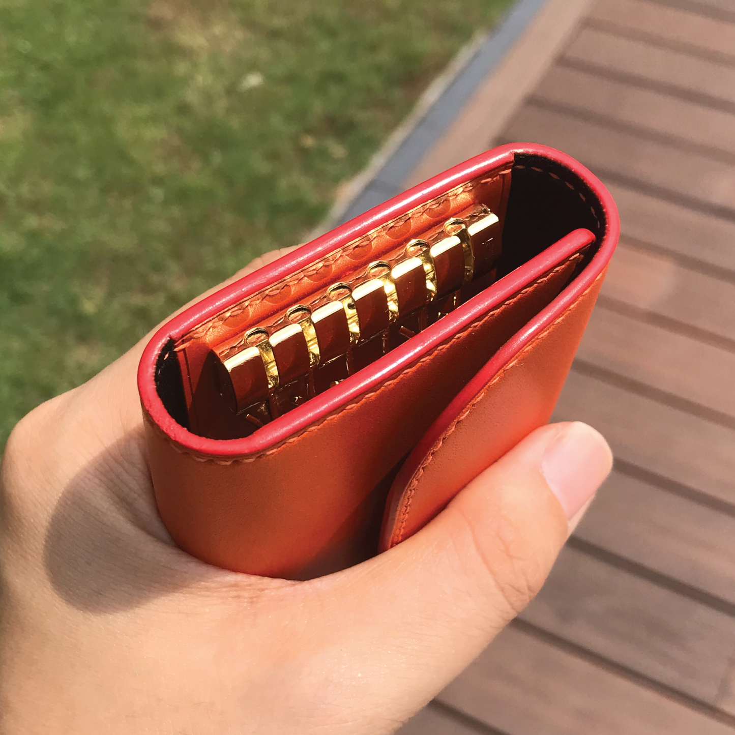 Buttero Leather | Tri-fold Keyholder | 植鞣牛皮系列 | 三摺鎖匙包