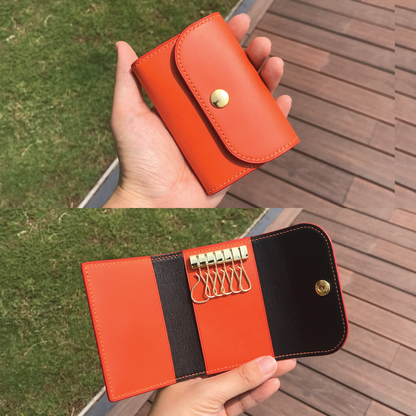 Buttero Leather | Tri-fold Keyholder | 植鞣牛皮系列 | 三摺鎖匙包