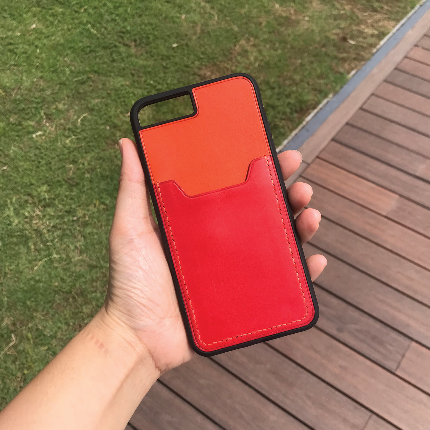Buttero Leather | Card Slot iPhone Case | 植鞣牛皮系列 | 卡位手機殼