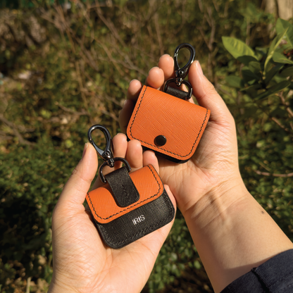 Saffiano Leather | Airpod Case | 十字紋牛皮系列 | 蘋果耳機保護套