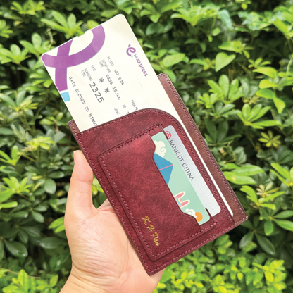 Pueblo Leather | Simple Passport Holder | 磨砂牛皮系列 | 簡約護照套