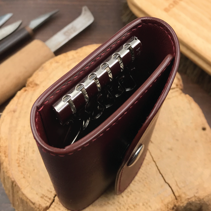 Buttero Leather | Tri-fold Keyholder | 植鞣牛皮系列 | 三摺鎖匙包