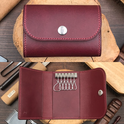 Buttero Leather | Tri-fold Keyholder | 植鞣牛皮系列 | 三摺鎖匙包