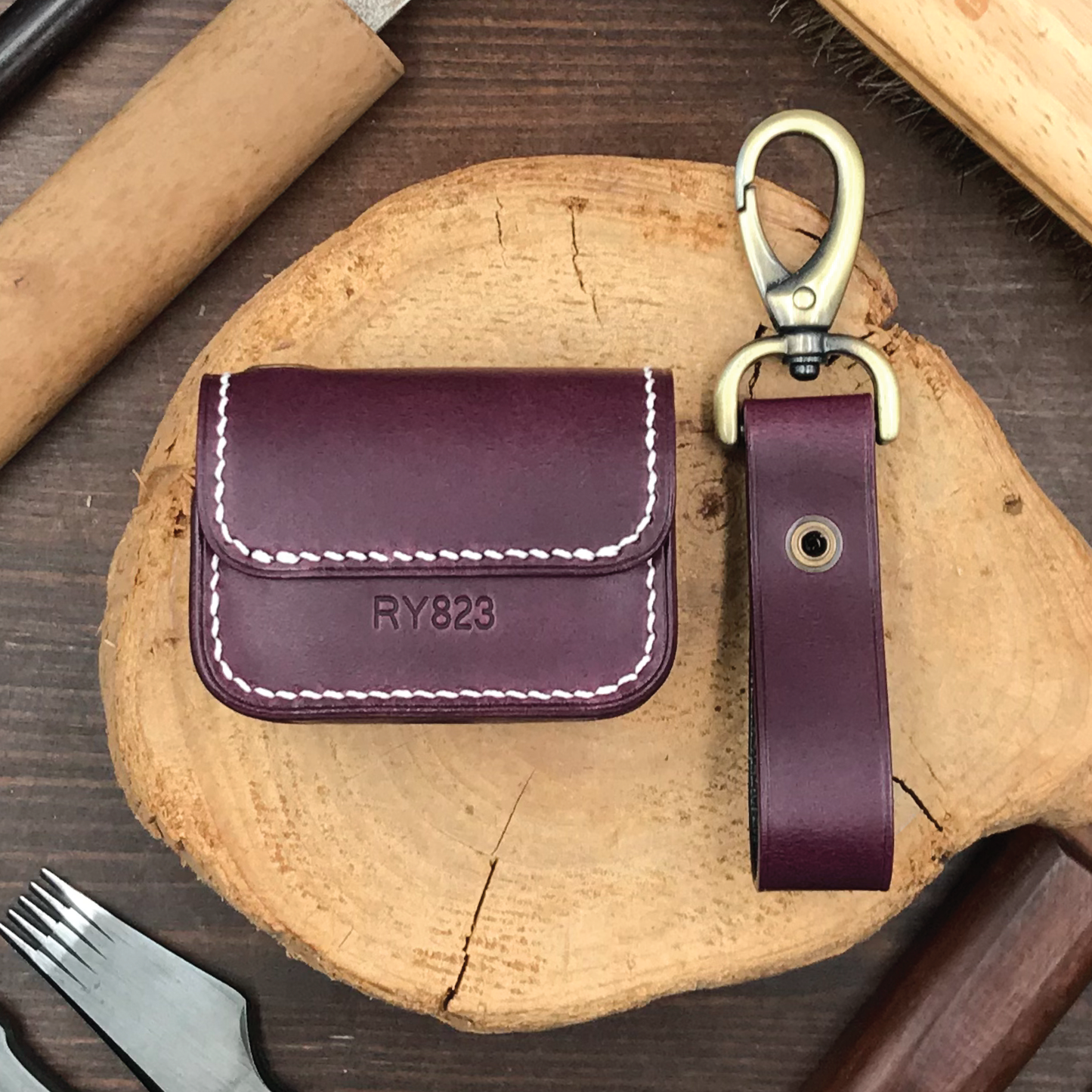 Buttero Leather | Airpod Case | 植鞣牛皮系列 | 蘋果耳機保護套