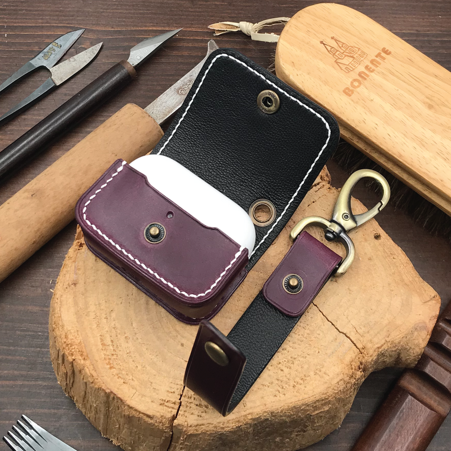 Buttero Leather | Airpod Case | 植鞣牛皮系列 | 蘋果耳機保護套