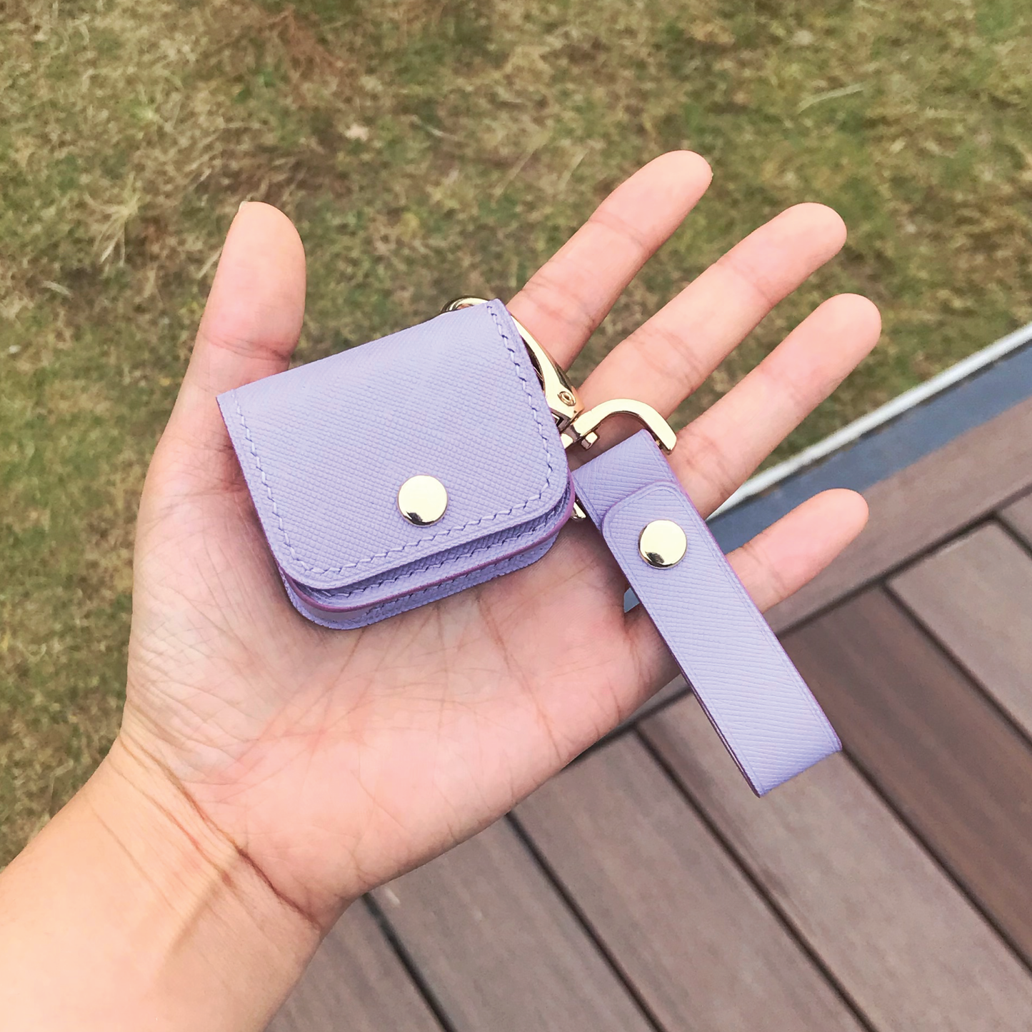 Saffiano Leather | Airpod Case | 十字紋牛皮系列 | 蘋果耳機保護套