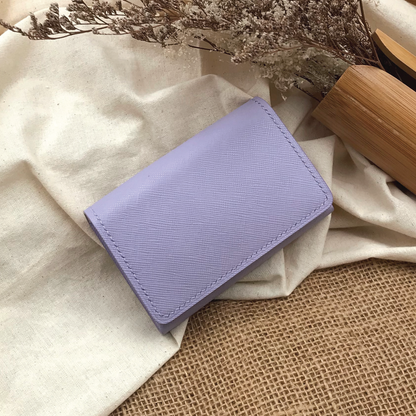 Saffiano Leather | Magnetic Snap Business Name Card Case | 十字紋牛皮系列 | 磁扣開關卡片盒