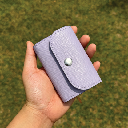 Saffiano Leather | Tri-fold Keyholder | 十字紋牛皮系列 | 三摺鎖匙包