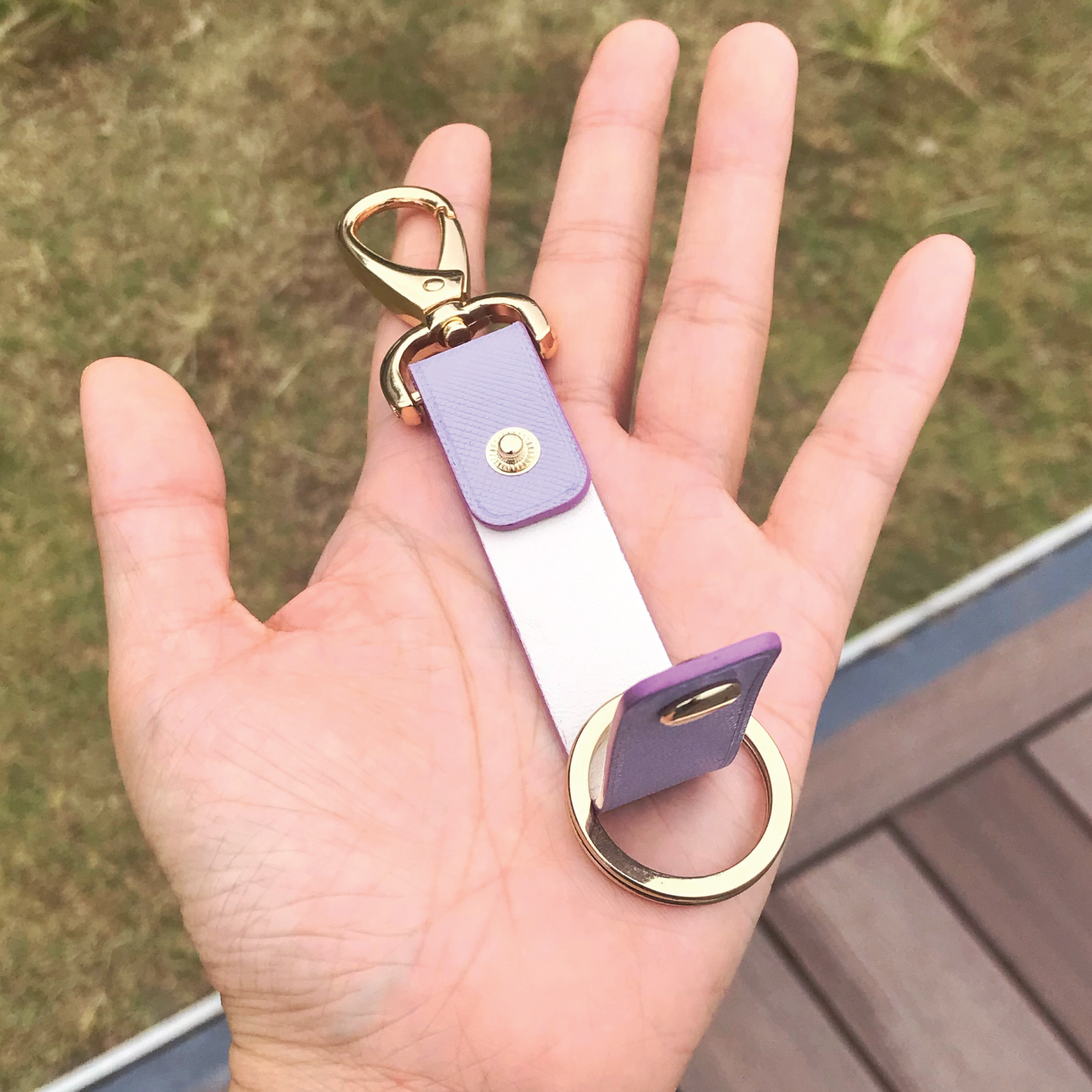 Saffiano Leather | Belt Loop Keyring | 十字紋牛皮系列 | 皮帶鎖匙扣