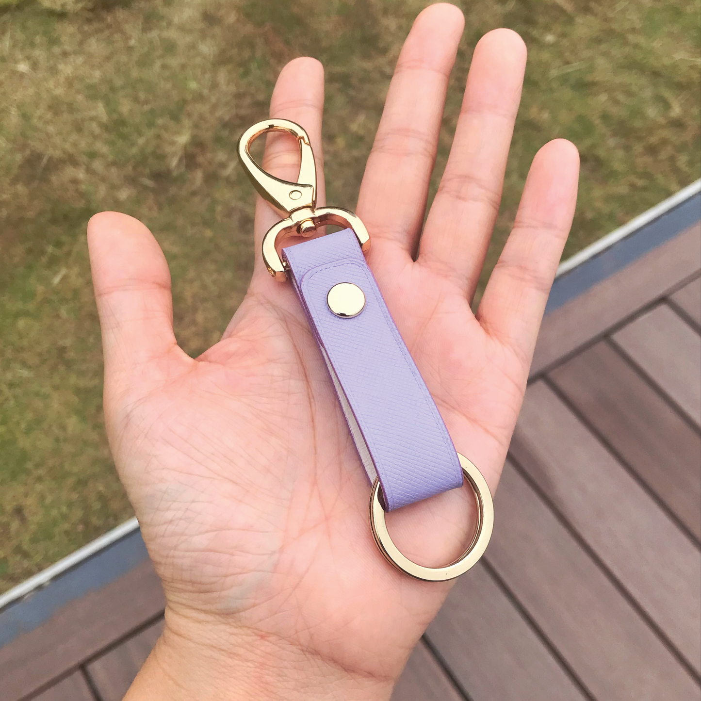 Saffiano Leather | Belt Loop Keyring | 十字紋牛皮系列 | 皮帶鎖匙扣